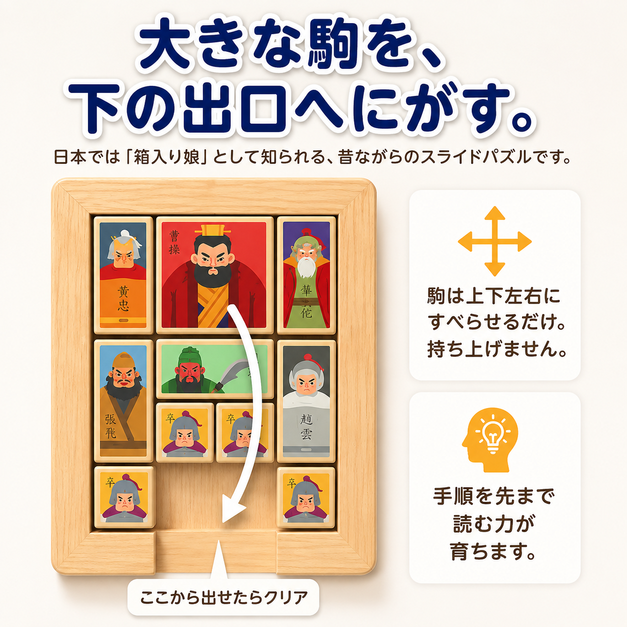 tumiakari™ すき間をうめるだけ。遊びながら"考える力"が育つ木製フレーム立体ブロックパズル